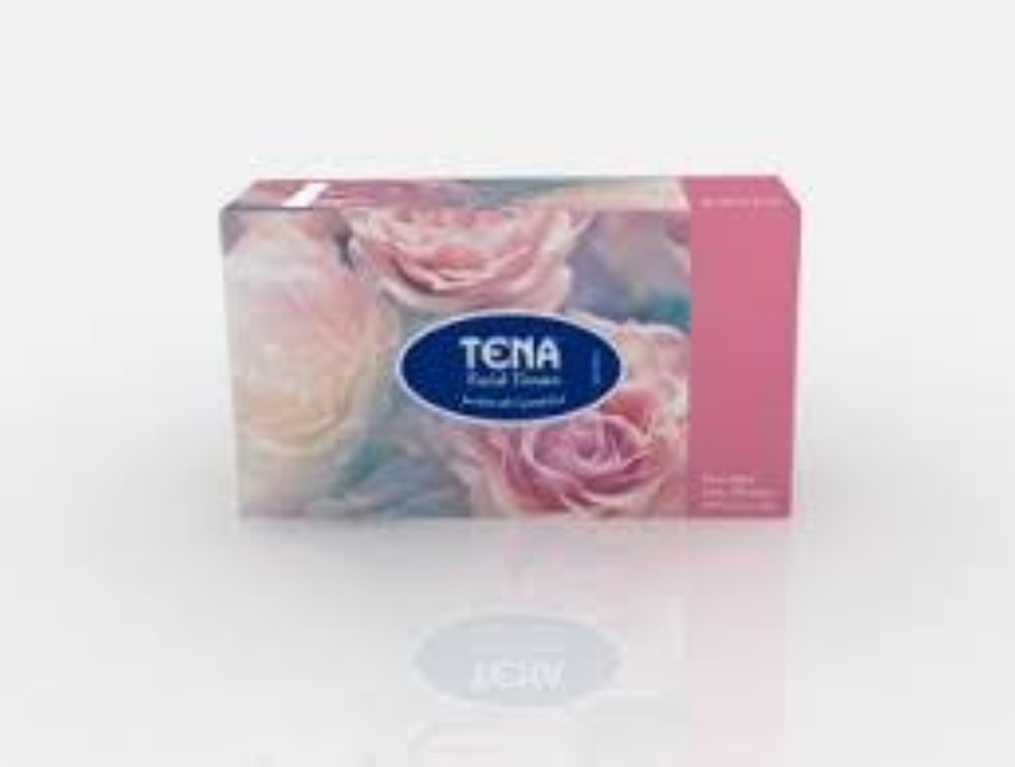 TENA FACIAL TISSUE FLORAL 150SHT